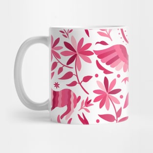 Mexican Otomí Design in Pink Mug